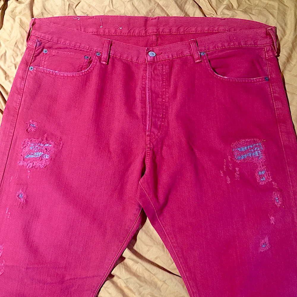 🔥Distressed RL Denim&Supply jeans!  EUC